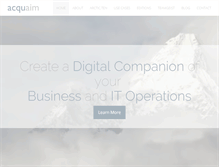 Tablet Screenshot of acquaim.com